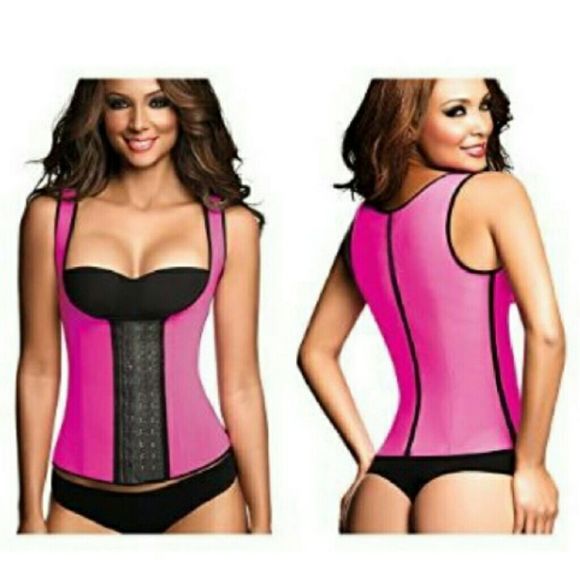 2 LATEX VEST WAIST TRAINER CINCHER